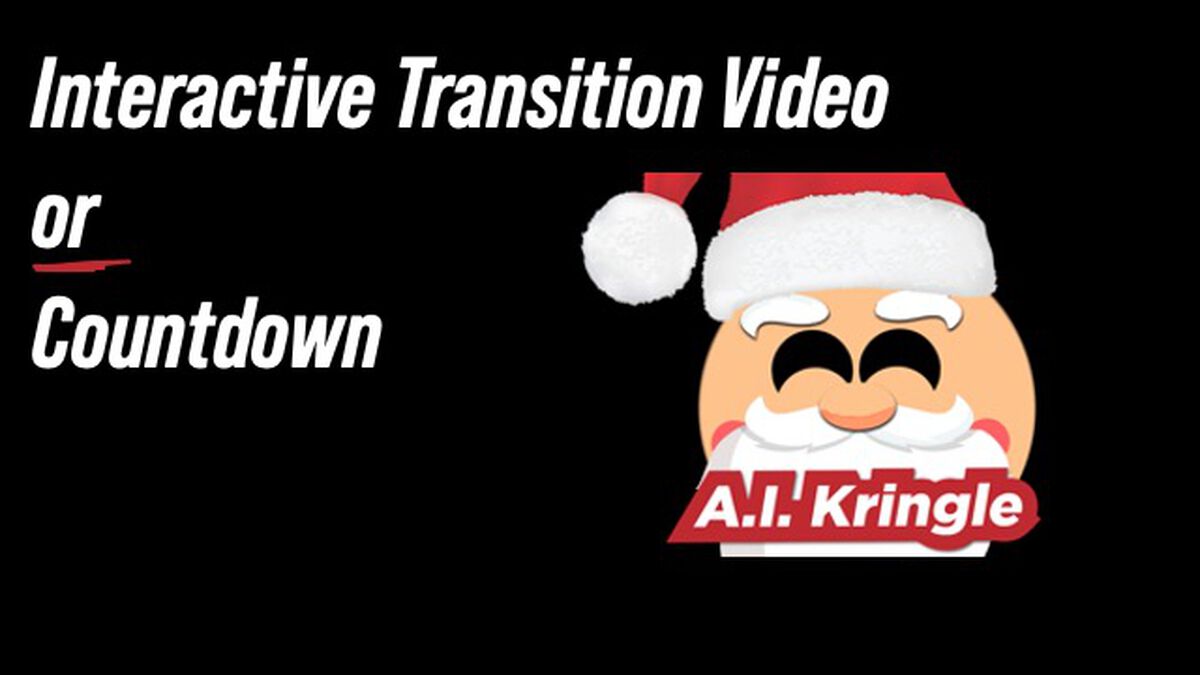 A.I. Kringle: Countdown & Transition Video image number 0